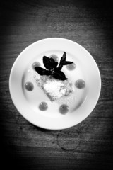 Delicious hungarian dessert closeup