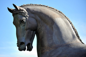 Milano - Ippodromo San Siro - cavallo di Leonardo