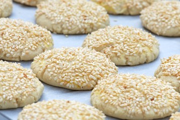 Sesame cookies