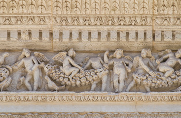 Church of St. Angelo. Lecce. Puglia. Italy.