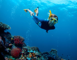 Fototapeta premium Freediver