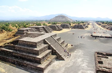 Zelfklevend Fotobehang Teotihuacan, Mexico © Morenovel