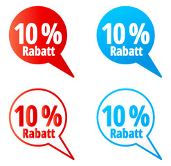10 % Rabatt