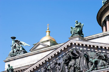 Obraz premium part of the Cathedral of St Isaak