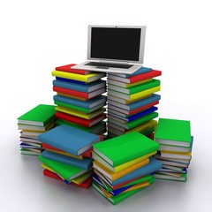 Books with personal computer