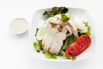 Gourmet salad and mixed green.