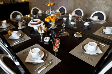 Petit déjeuner, brunch, lunch, breakfast, hôtel, table, repas