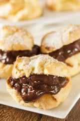 Homemade Chocolate Cream Puffs
