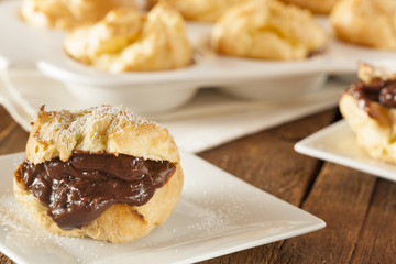 Homemade Chocolate Cream Puffs