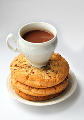 Sweet cookies with different kinds of seeds