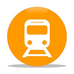 M&eacute;tro dans une boule orange