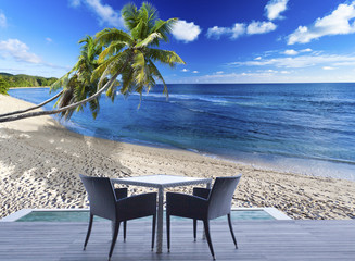 paysage des Seychelles