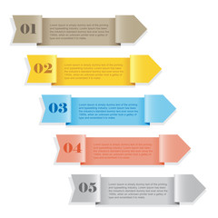 Paper numbered banners
