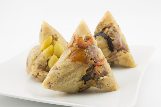 Zongzi or chinese sticky dumpling