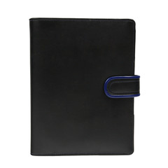 Leather notebook or Diary isolated on white background