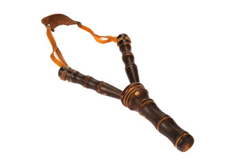  Slingshot isolated on a white background.