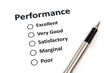 Performance evaluation form