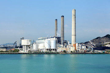 Obraz premium Electric power plant