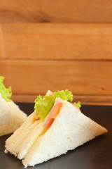 Sandwich with sausage