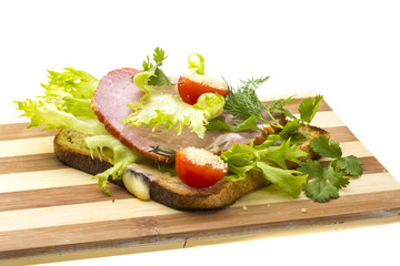 Sandwich with ham