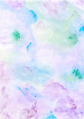 Watercolor hand painted background