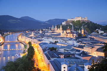 Salzburg, Austria. - obrazy, fototapety, plakaty