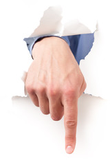isolated hand gestures