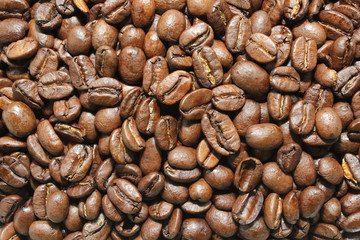 Kaffeebohnen-Hintergrund