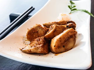 grilled mushroom in Japanese style