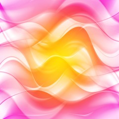 Colourful vector waves design