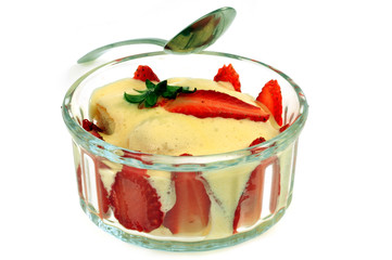 Tiramisu aux fraises