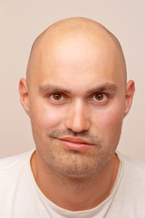 Man in white t-shirt