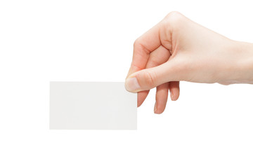 Obraz premium empty business card