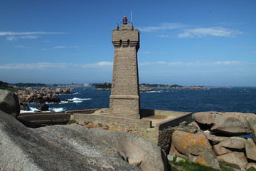phare de ploumanach ,ploumanac'h ,bretagne,perros