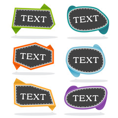 Fototapeta premium pop-up bubble with shadow