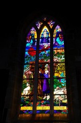 Vitrail de l'église de Rochefort en Terre