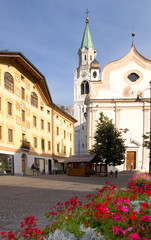 Kirche in Cortina d´Ampezzo - Dolomiten - Alpen