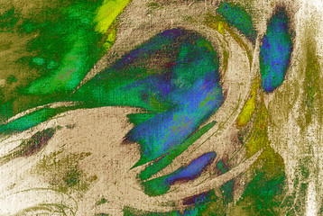 abstract painting , illustration, background © Mikhail Zahranichny