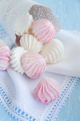 Meringue Cookie Closeup