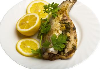 Grilled Fish with Lemon