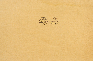 Blank recycled paper