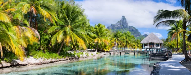 Fototapete Bora Bora, Französisch-Polynesien Bora Bora-Panorama