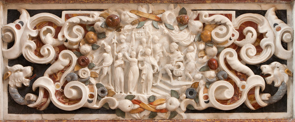 Palermo - decoration from La chiesa del Gesu