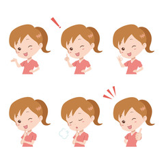 女の子/ポイント