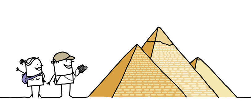 tourists & Pyramids