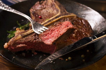 t-bone steak