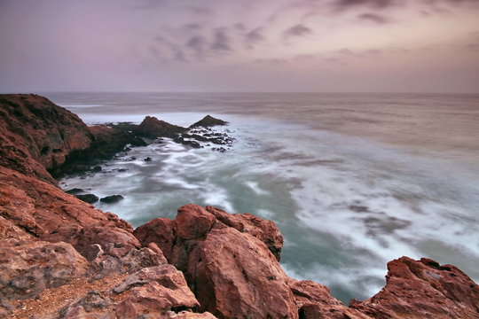 Atlantic view at Mirleft, Morocco