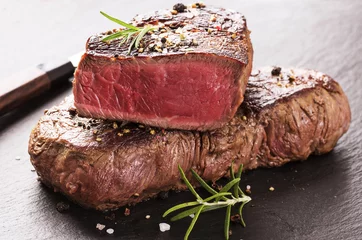 Zelfklevend Fotobehang steak © HLPhoto