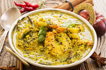 Garnelen Curry