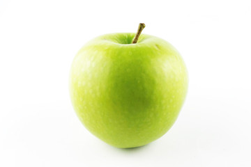 green apple isolated on white
